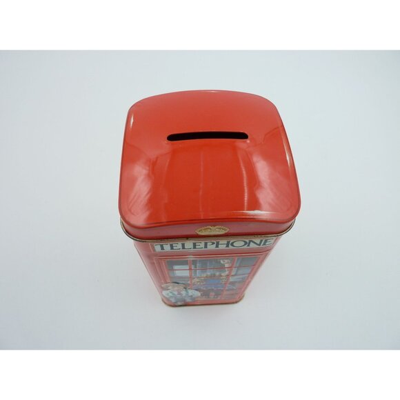 Churchill Vintage Red Telephone/Phone Box Money Box Collectable Tin - Picture 2 of 6